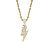 Iced Out Lightning Bolt