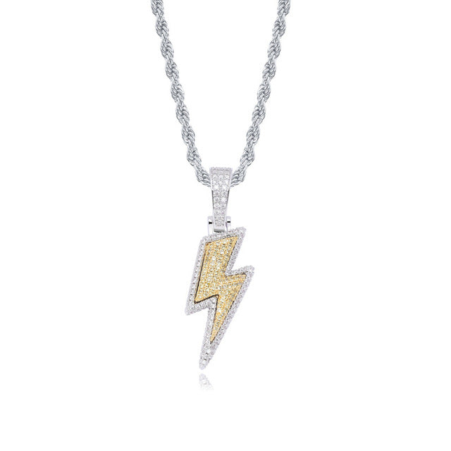 Iced Out Lightning Bolt